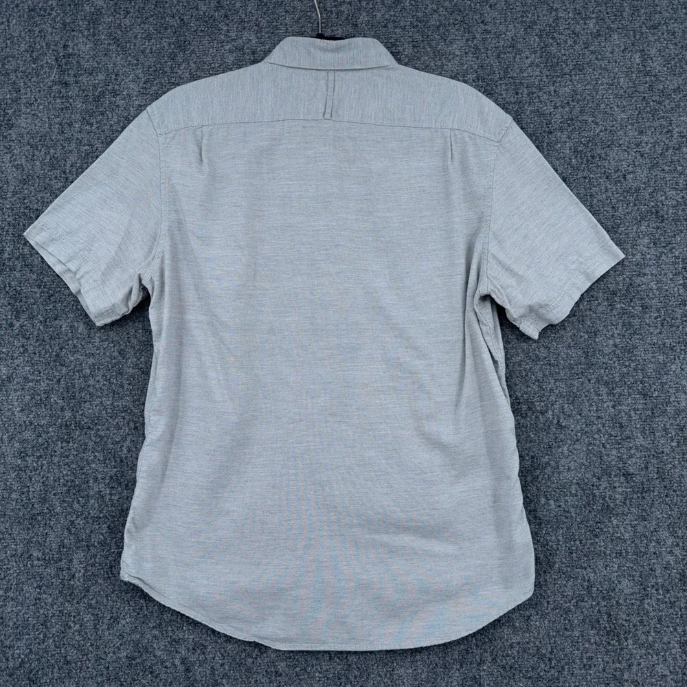 Banana Republic Oxford Shirt Mens Medium 100% Cotton Blue Short Sleeve